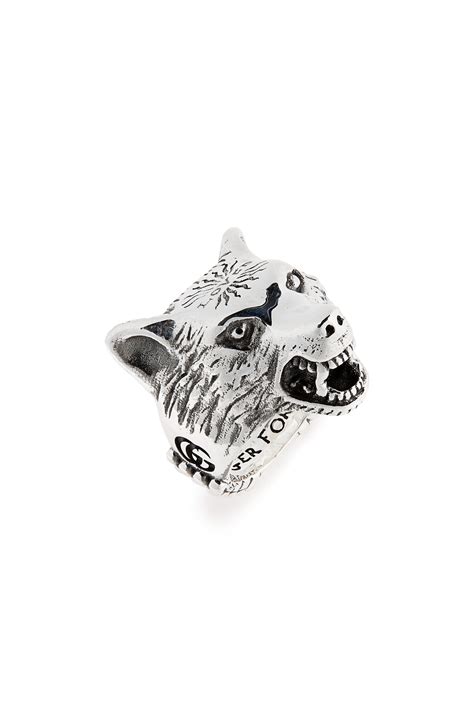 gucci ring wolf